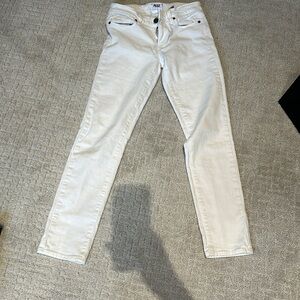 PAIGE Skyline Ankle Peg Crisp White Jeans Sz. 27